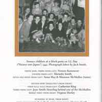          pg [26] photo of Terrace Children on VJ day, 1945
   