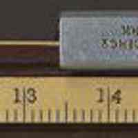          bottom edge: centimeter rule; cursor frame Keuffel & Esser markings
   