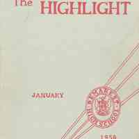 Yearbook: The Highlight January 1958. Yearbook of the Class of January 1958, A.J. Demarest High School, Hoboken, 1958.