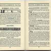          pp 86-87: Wyteface Steel Tapes; Band Chains; Woven Tapes; Field Books
   