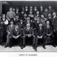 Reference image: posed group of salesmen at John Schmalz