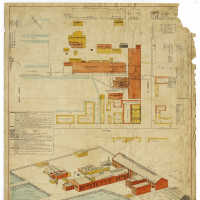          Fire map of W. & A. Fletcher Co. plant located on Hudson St. from 12th to 14th Streets, Hoboken, at the Hudson River, 1907. picture number 12
   