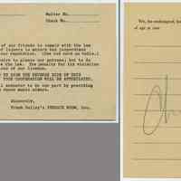          2: age certification card
   