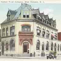 Postcard: Hudson Trust Co., West Hoboken, NJ