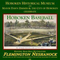         Poster: Hoboken Baseball. Re-creation game celebrating Baseball Day, June 18, 2011 at Stevens Institute of Technology. picture number 2
   
