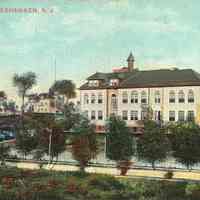 Postcard: High School, Weehawken, NJ
