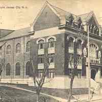 Postcard: Masonic Temple, Jersey City, NJ