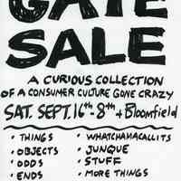          Gate Sale 024. 09-16-1995 8th & Bloomfield
   