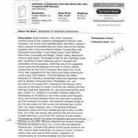 World War One archive of eight items related to the U.S.S. Siboney ca. 1918-1919 including a ship history.