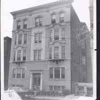 B&W photo of apartment building at 282 6th Avenue West, Newark.