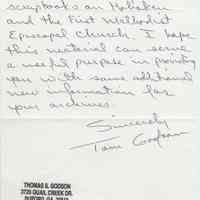 Photocopies of photos, documents and ephemera relating to Thomas Godson and family with donor