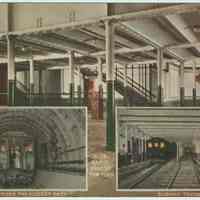 Postcard: The Subway and Tubes. 5175 Rapid Transit New York. No date, ca. 1908 - 1920.