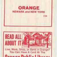 Timetable: Erie Lackawanna Railway, Orange to Newark & N.Y. via Hoboken, eff. Feb. 29, 1976.