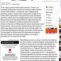          Hazel Bishop article, New York Times Magazine, April 14, 2013
   