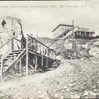 Postcard: The Steps, West Hoboken, NJ