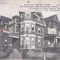 Postcard: Journal Square Home, Jersey City, NJ
