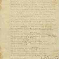          Subpoena to Mary Miller from the Chancery Court of New Jersey in the matter of James Miller, alleged to be a lunatic. April 11, 1904. picture number 2
   