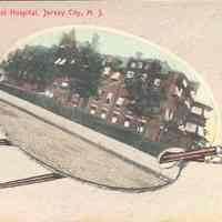 Postcard: Christ Hospital, Jersey City, NJ