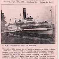 Hoboken Historical Museum Newsletter [First Series], Volume 2, No. 19,September 13, 1988.