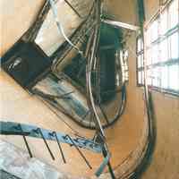          Digital image of color photo of the interior of the former Hudson & Manhattan Rail Road powerhouse, Jersey City, June, 2000. picture number 1
   