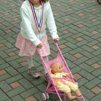 Digital color print of the 2006 Hoboken Baby Parade taken by Hartshorn Photography, May 15, 2006.