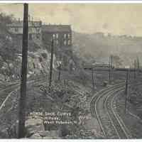 Postcard: Horse Shoe Curve, Hillside, West Hoboken, N.J. No date, circa 1907-1914; unposted.