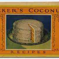          pg [1] front cover: Baker's Coconut Recipes
   