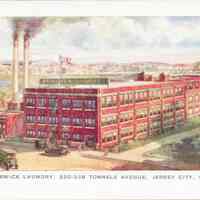 Postcard: Brunswick Laundry, Jersey City, NJ