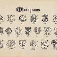          Plate 24, Monograms
   