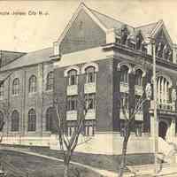 Postcard: Masonic Temple, Jersey City, NJ