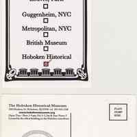 Postcard: Five Museums to See Before You Die: ....Hoboken Historical.