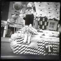 B+W negative photo of the 1955 Hoboken Centennial Parade, Washington St., Hoboken, March 1955.