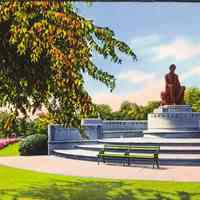 Postcard: Lincoln Park, Jersey City, NJ