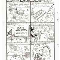 Comic Strip from the Hudson Reporter, 1987, by Kevin McCloskey, circa 1987