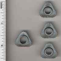          4 plastic keys: left is back of one.
   