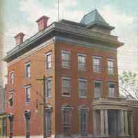 Postcard: Post Office, Jersey City, NJ