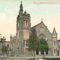Postcard: Emory M.E. Church, Jersey City, NJ