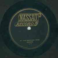 Record: My Old Kentucky Home. By Stephen Foster. Quartette. Nassau Record.