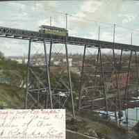 Postcard: Trolley, Hoboken, NJ