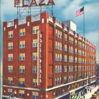 Postcard: Hotel Plaza, Jersey City, NJ