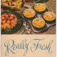 [Lipton Noodle Soup promotion]: Really Fresh. Menus, Recipes, Soup News. (Issued by Continental Foods, Thomas J. Lipton, Inc., Hoboken, N.J. et al.) N.d., ca. 1947-1952.