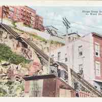 Postcard: The Steps, West Hoboken, NJ