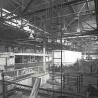 Digital image of B+W photo of former Maxwell House Coffee plant interior, Warehouse Building, ground floor, Hoboken, 2003.