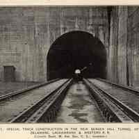          detail pg 190: Fig. 1 photo view into north Bergen Hill Tunnel
   