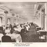 Postcard: Ship "SS leviathan", Hoboken, NJ