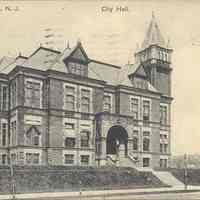 Postcard: City Hall, Bayonne, NJ