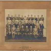 Sepia-tone photo: Fiftieth Anniversary, Carl M. Bernegau, 1890-1940, Keuffel & Esser Co. (Hoboken, N.J.)