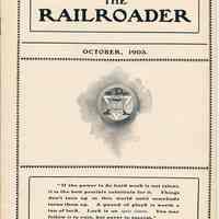 Railroader, The. Vol. XIII, No. 10, Oct., 1903. Published by the Rail Road Department, Young Men