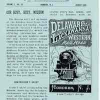 Hoboken Historical Museum Newsletter [First Series], Volume 2, No. 29, August, 1989.