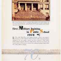          pg 82: 70. First Military Training in Public School 1916
   